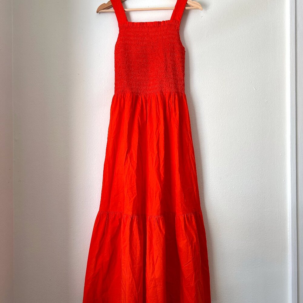 Everlane The Smock Midi Dress